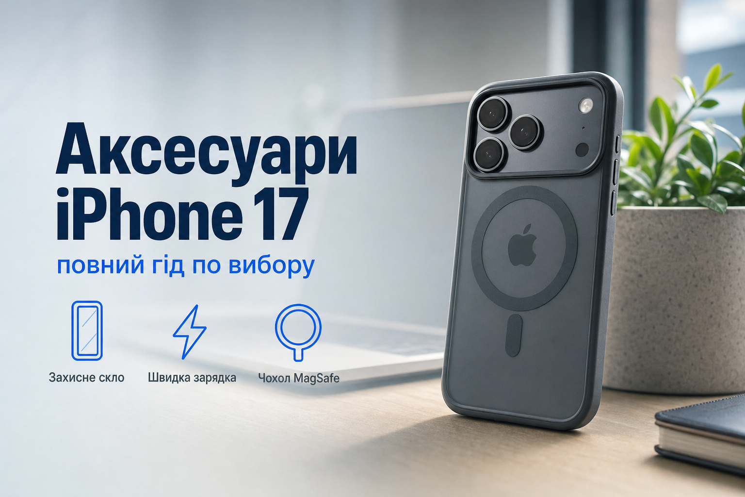 Як захистити та доукомплектувати iPhone 17 Pro Max: гід по аксесуарах