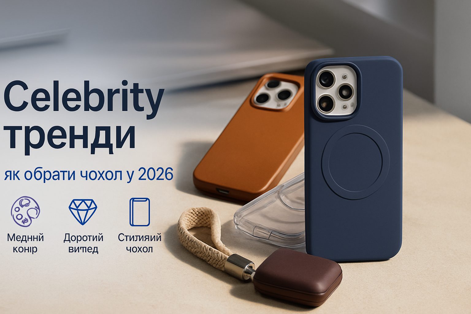 Аксесуари в стилі celebrity: тренди, матеріали та вибір чохла