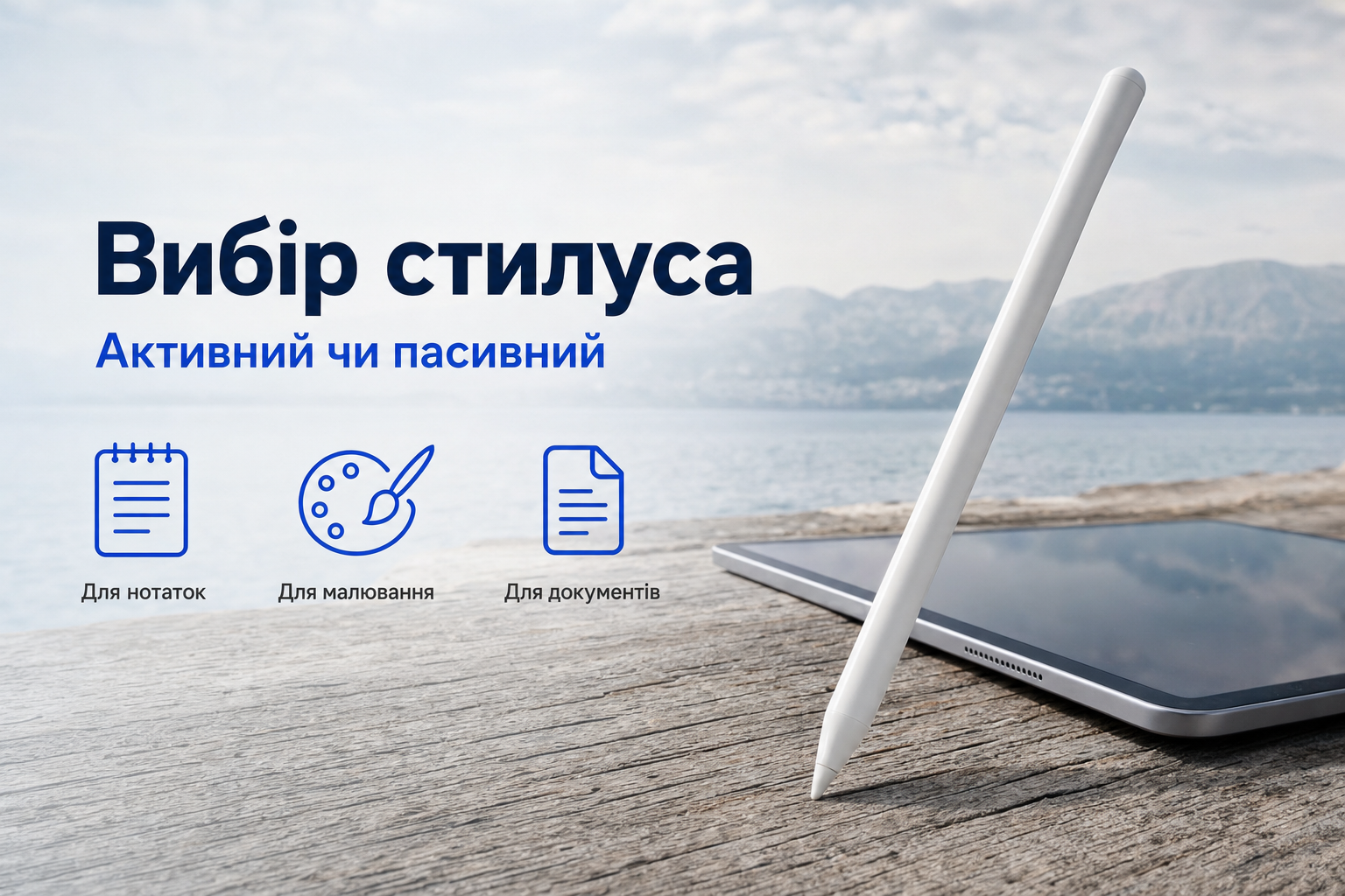 Як вибрати стилус для телефона та планшета