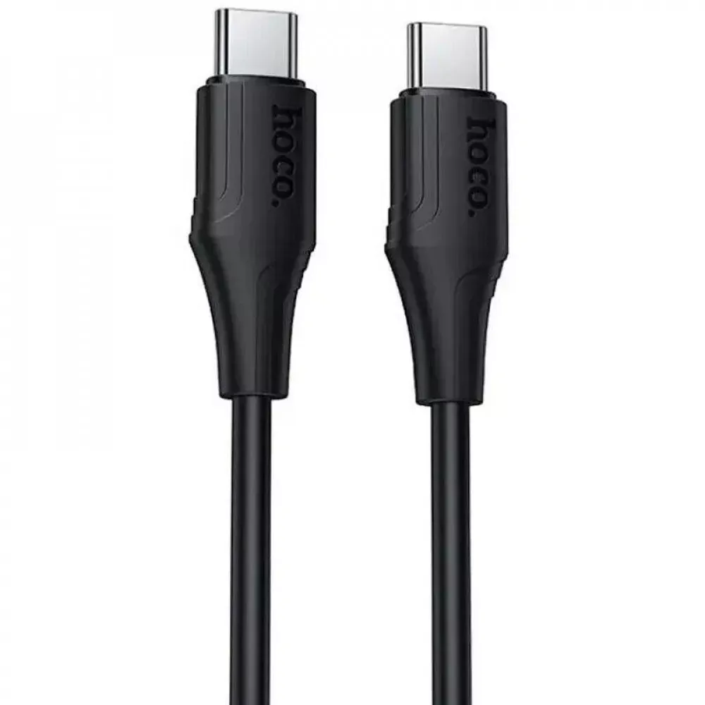 Кабель USB C to C 60W (1m) — Hoco X124 — Black — Hoco