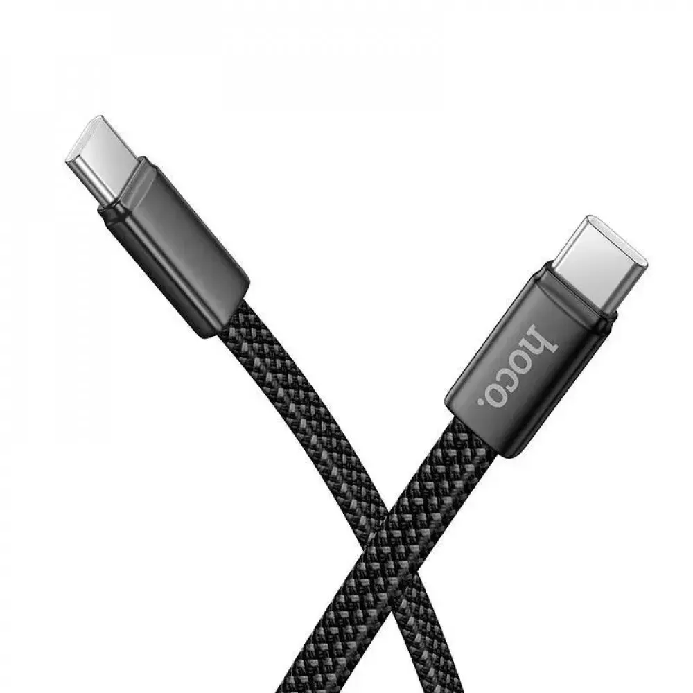 Кабель USB C to C 60W (1m) — Hoco X125 — Black — Hoco