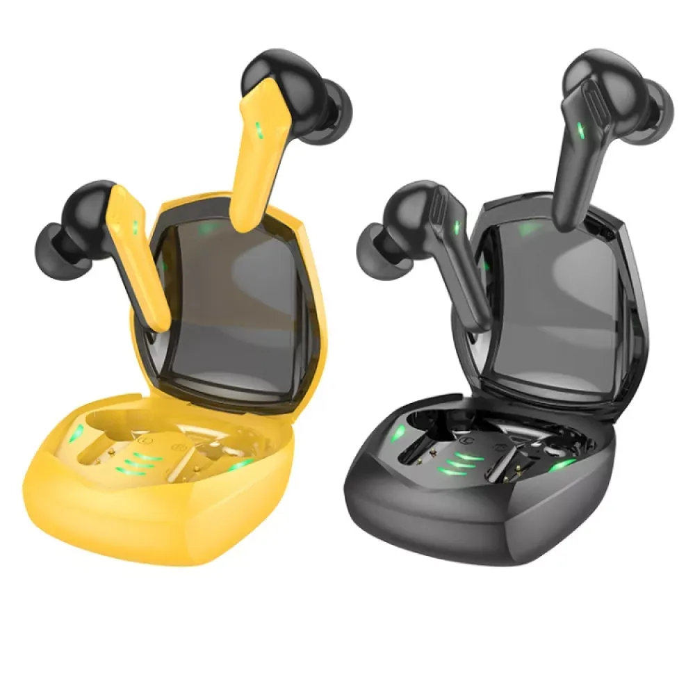 Bluetooth гарнітура TWS Hoco EW28 Magic — Black — фото 5