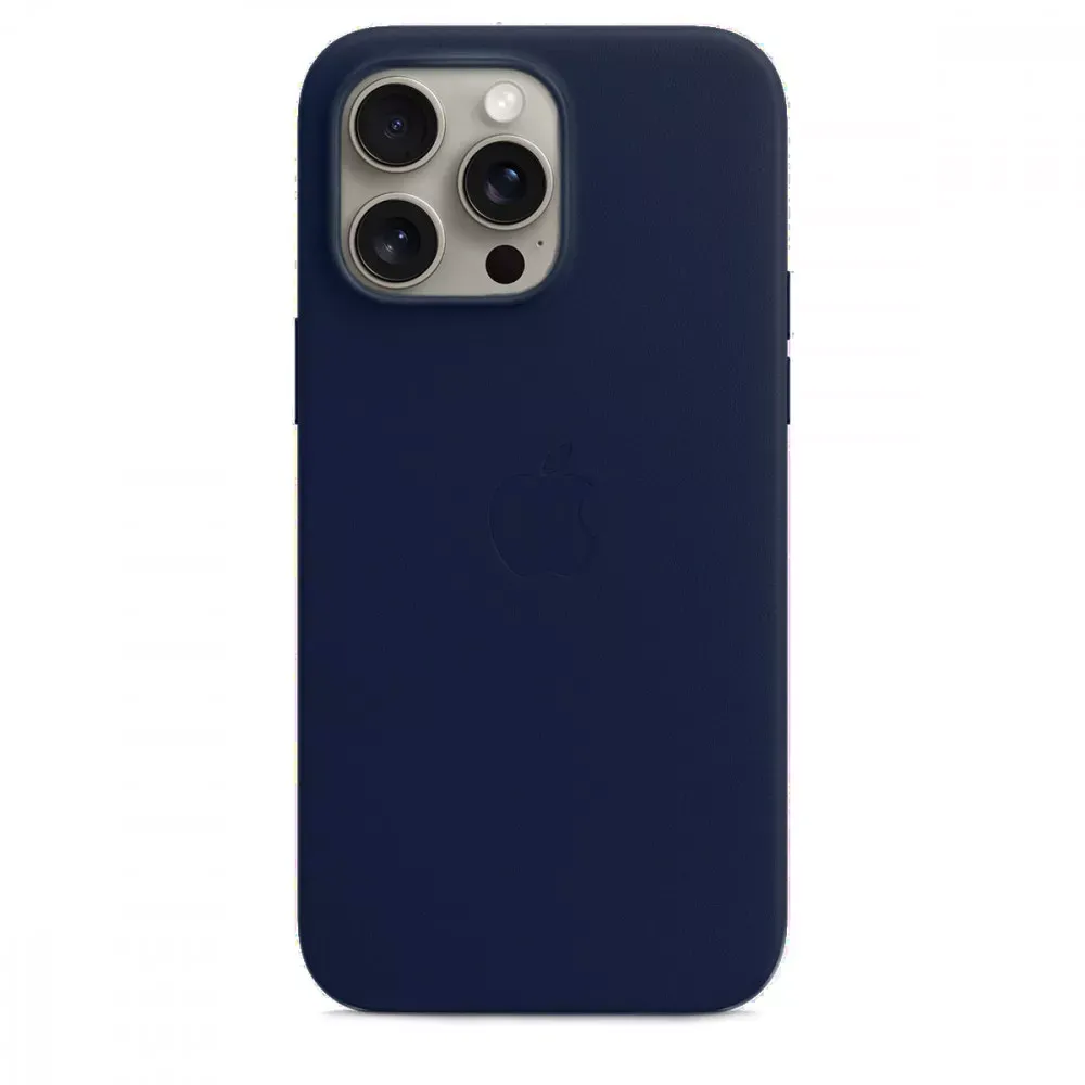 Leather Case With Magsafe iPhone 15 Pro — Pacific Blue — Apple Apple iPhone 15 Pro