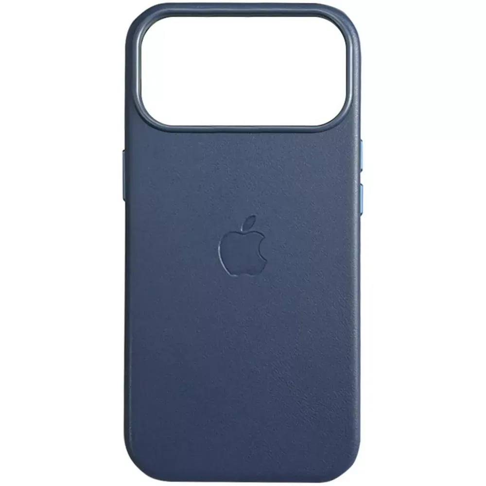 Leather Case With Magsafe iPhone 17 Pro — Blue — Apple Apple iPhone 17 Pro