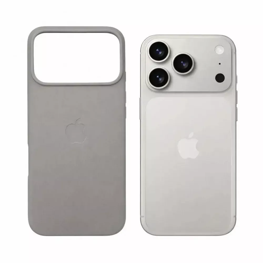 Leather Case With Magsafe iPhone 17 Pro — Light Gray — Apple Apple iPhone 17 Pro