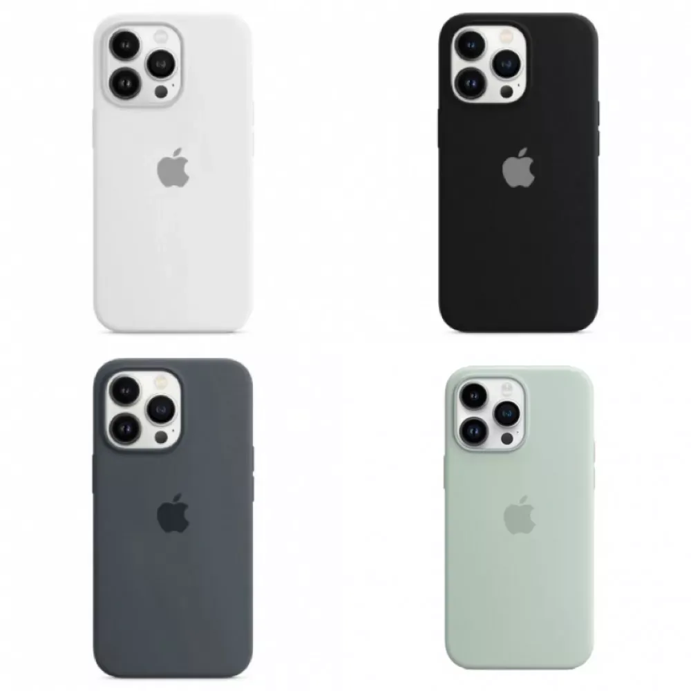 Original Silicone Case Full Size iPhone 14 Pro Max 6.7 — Hermes Orange — фото 3