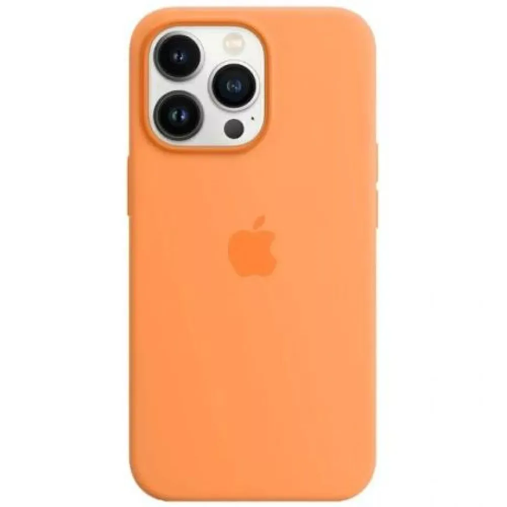 Original Silicone Case Full Size iPhone 14 Pro Max 6.7 — Hermes Orange — фото 5