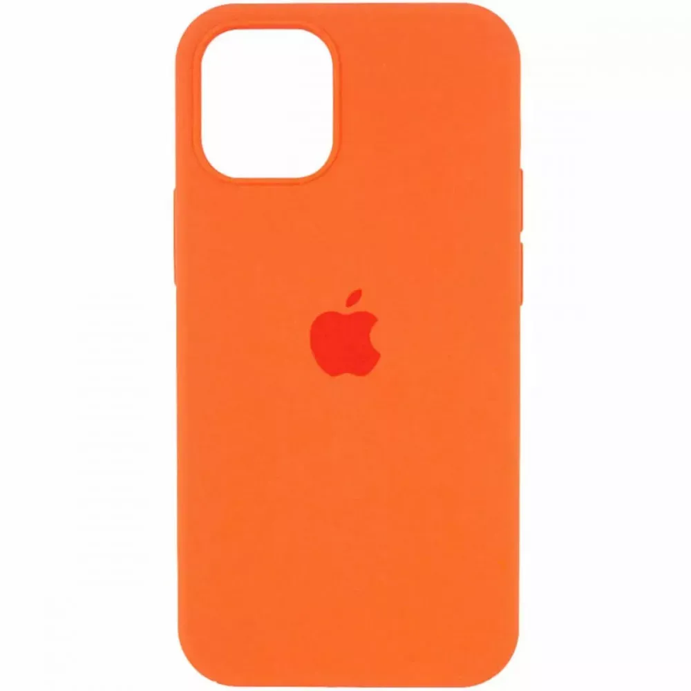 Original Silicone Case Full Size iPhone 16 Pro — Hermes Orange (81) — Apple Apple iPhone 16 Pro