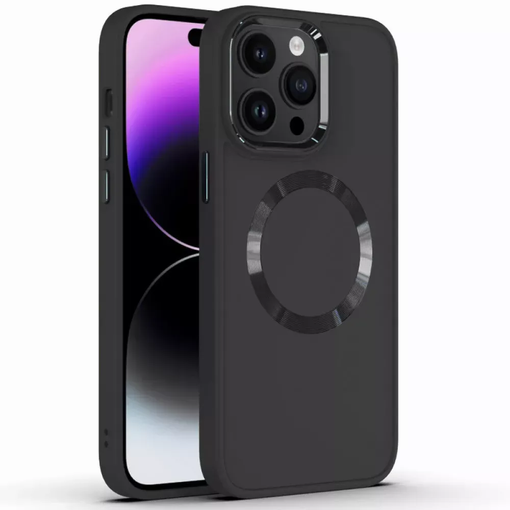 Metal Style Case With MagSafe iPhone 15 — Black — Apple Apple iPhone 15
