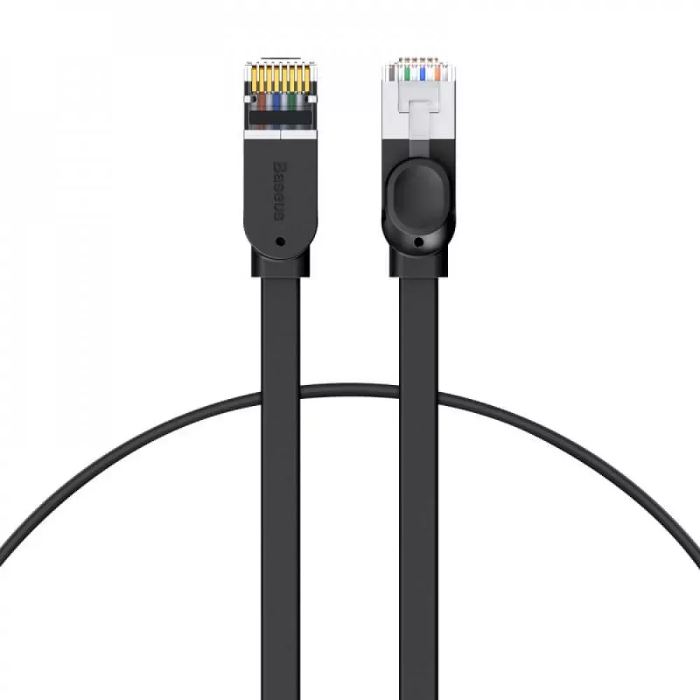 Six types of RJ45 Gigabit network cable 5m Baseus high Speed Black — PCWL-D01 Black — фото 5