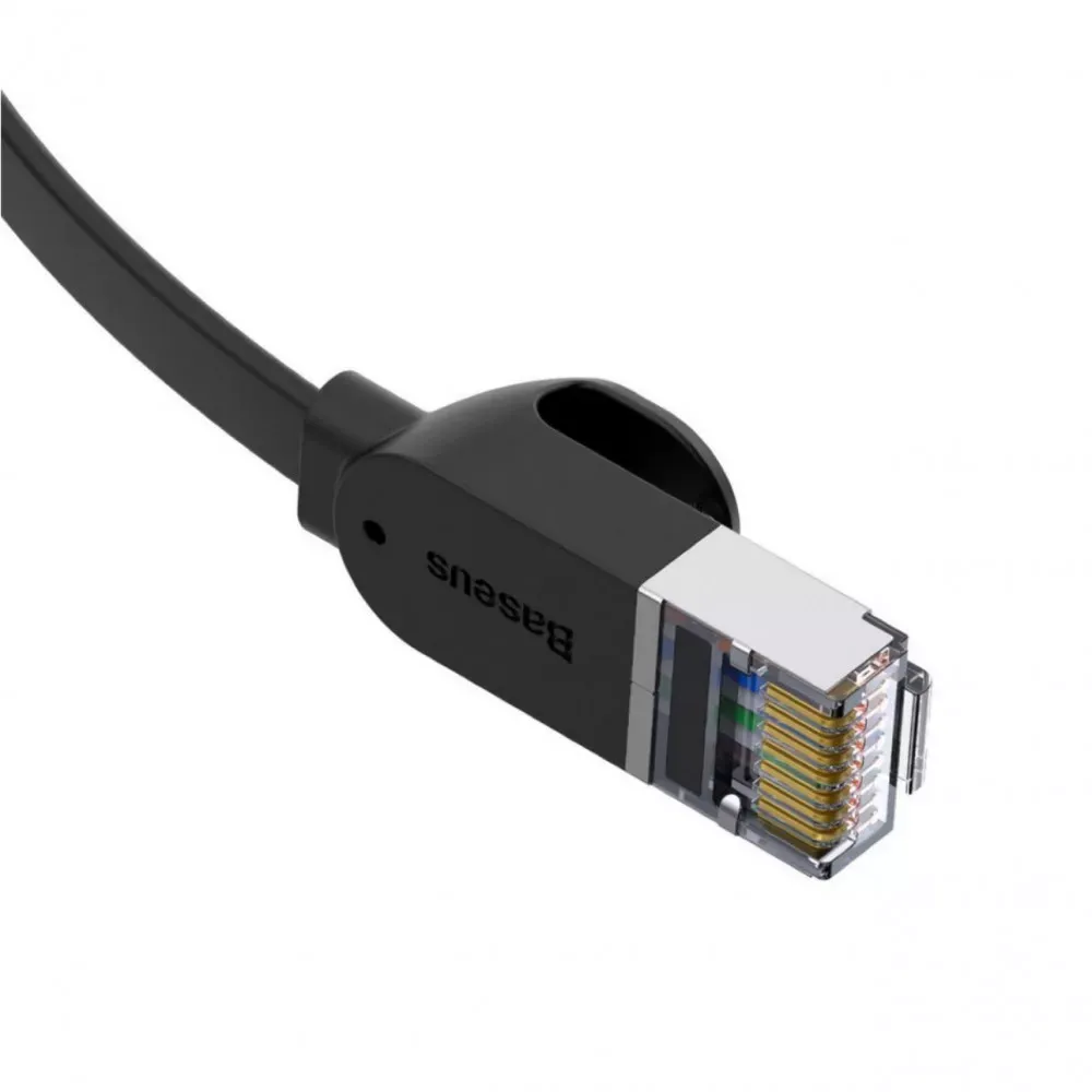 Six types of RJ45 Gigabit network cable 5m Baseus high Speed Black — PCWL-D01 Black — фото 6
