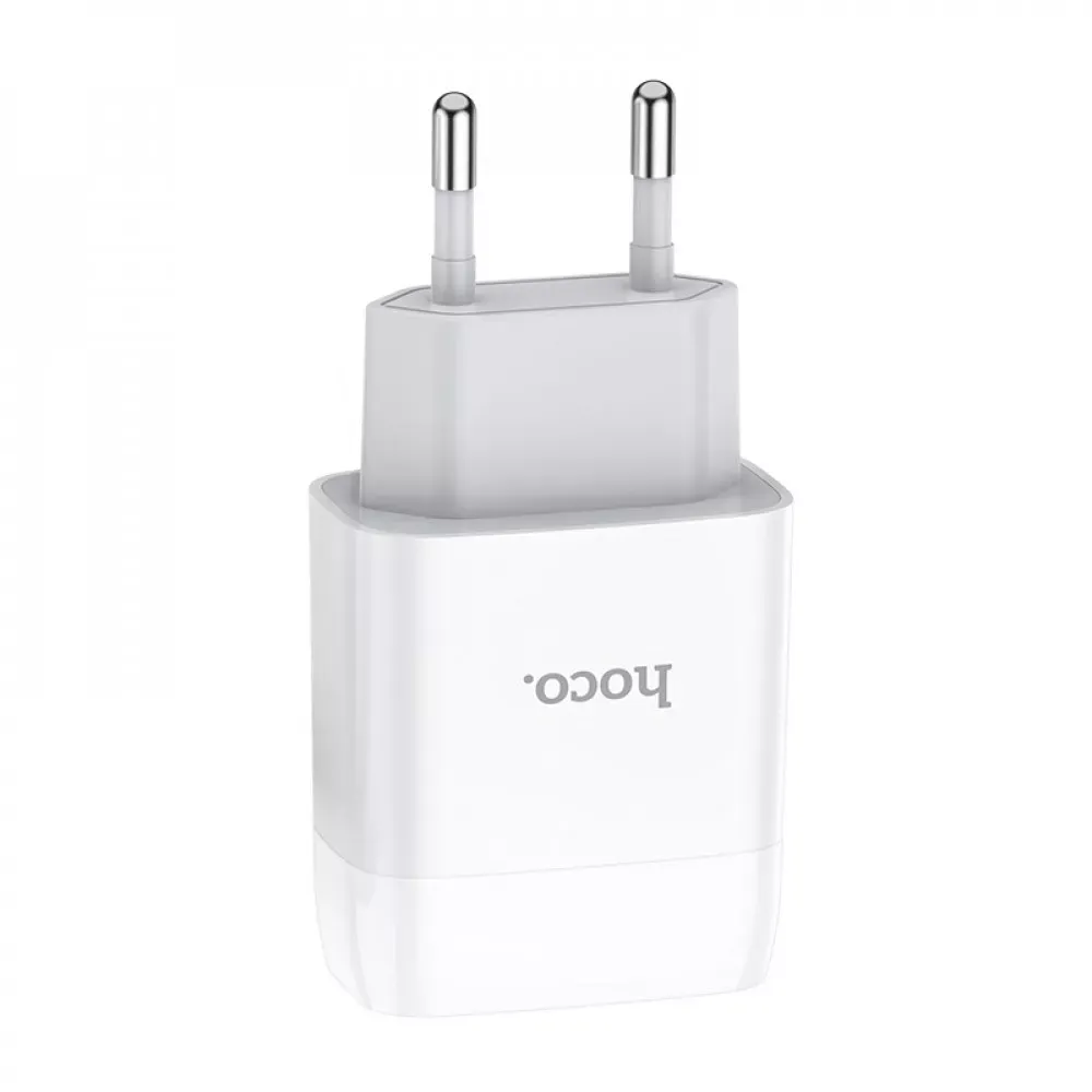 Home Charger 2.4A 2U USB C Cable Hoco C73A — White — фото 4