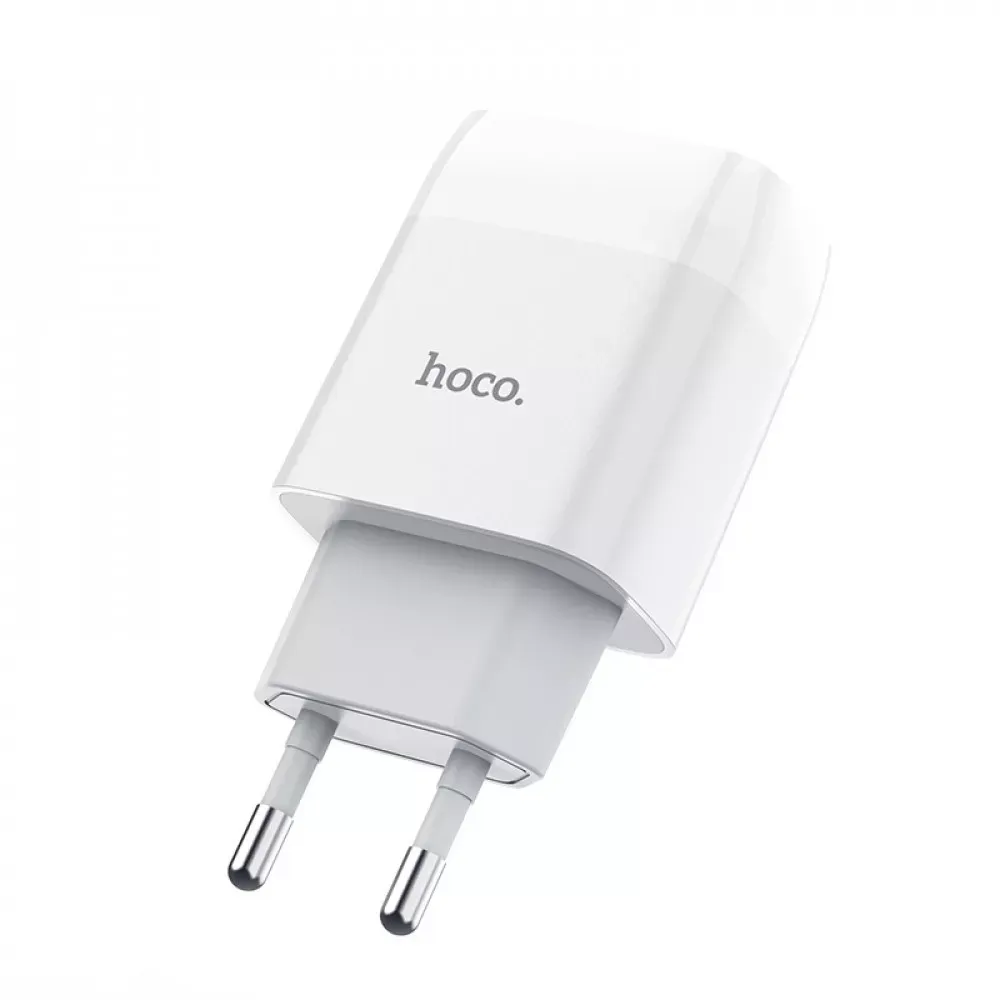 Home Charger 2.4A 2U USB C Cable Hoco C73A — White — фото 5