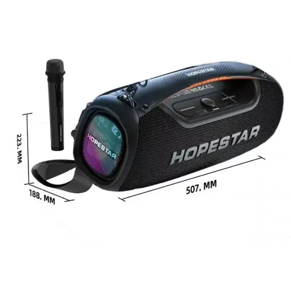 §Портативна колонка — Hopestar A60 100W — Black — фото 10