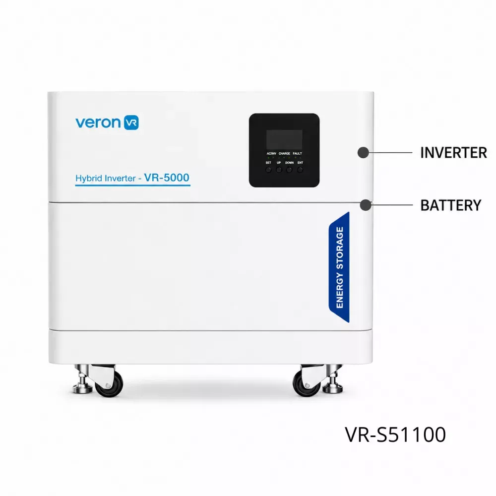 Аккумулятор VR-S51100  48(51,2V)  100Ah(5 kWh)   (LiFePo4, BMS ) без инвертора — VERON