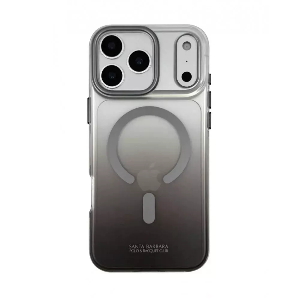 Polo Augus Silicone Case with Magsafe iPhone 17 Pro Max — Grey — Polo Apple iPhone 17 Pro Max