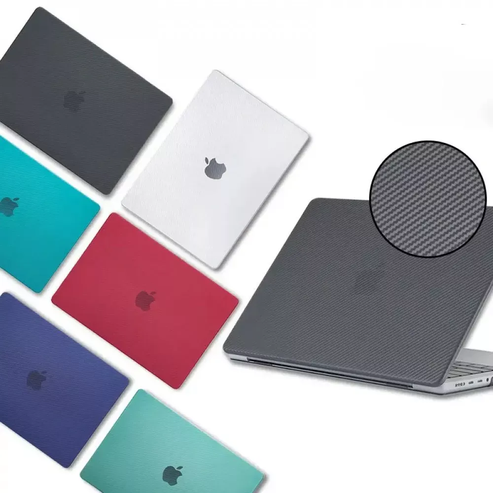 Carbon Fiber Case MacBook Air 13.3 A1932 / A2179 / A2337 — Navy Blue — фото 3