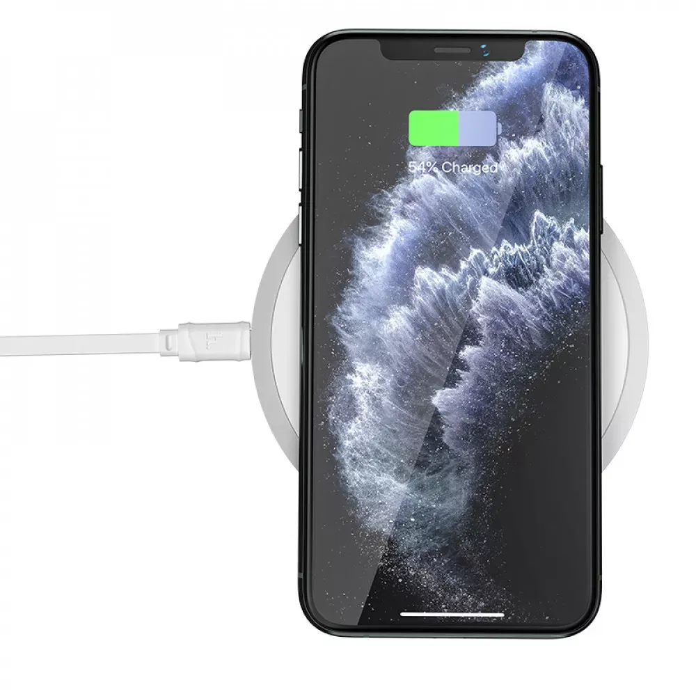 Wireless Charger 15W Hoco CW26 — White — фото 4