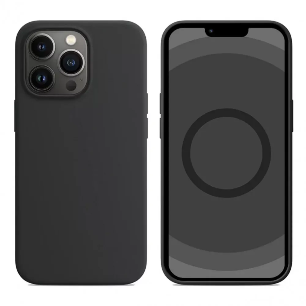 Silicone Case with MagSafe — iPhone 13 — Black — Apple Apple iPhone 13 6.1"