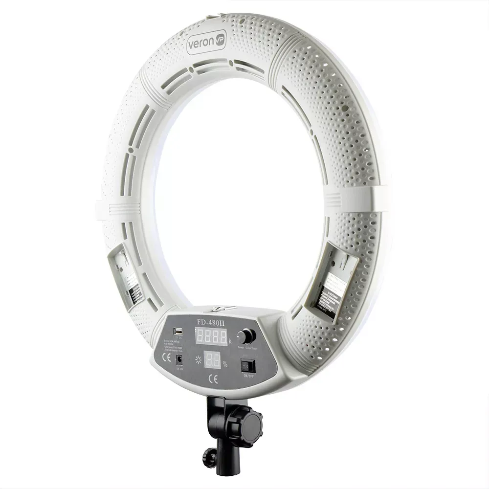 Лампа Кольцевая LED Veron FD-480 II LSD 96W White с зеркалом — фото 4