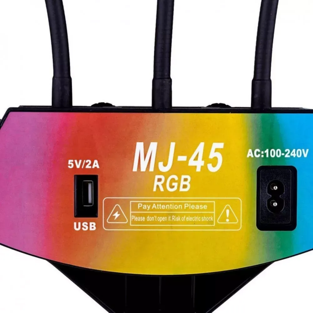 Лампа Кольцевая RGB LED MJ-45 — фото 6