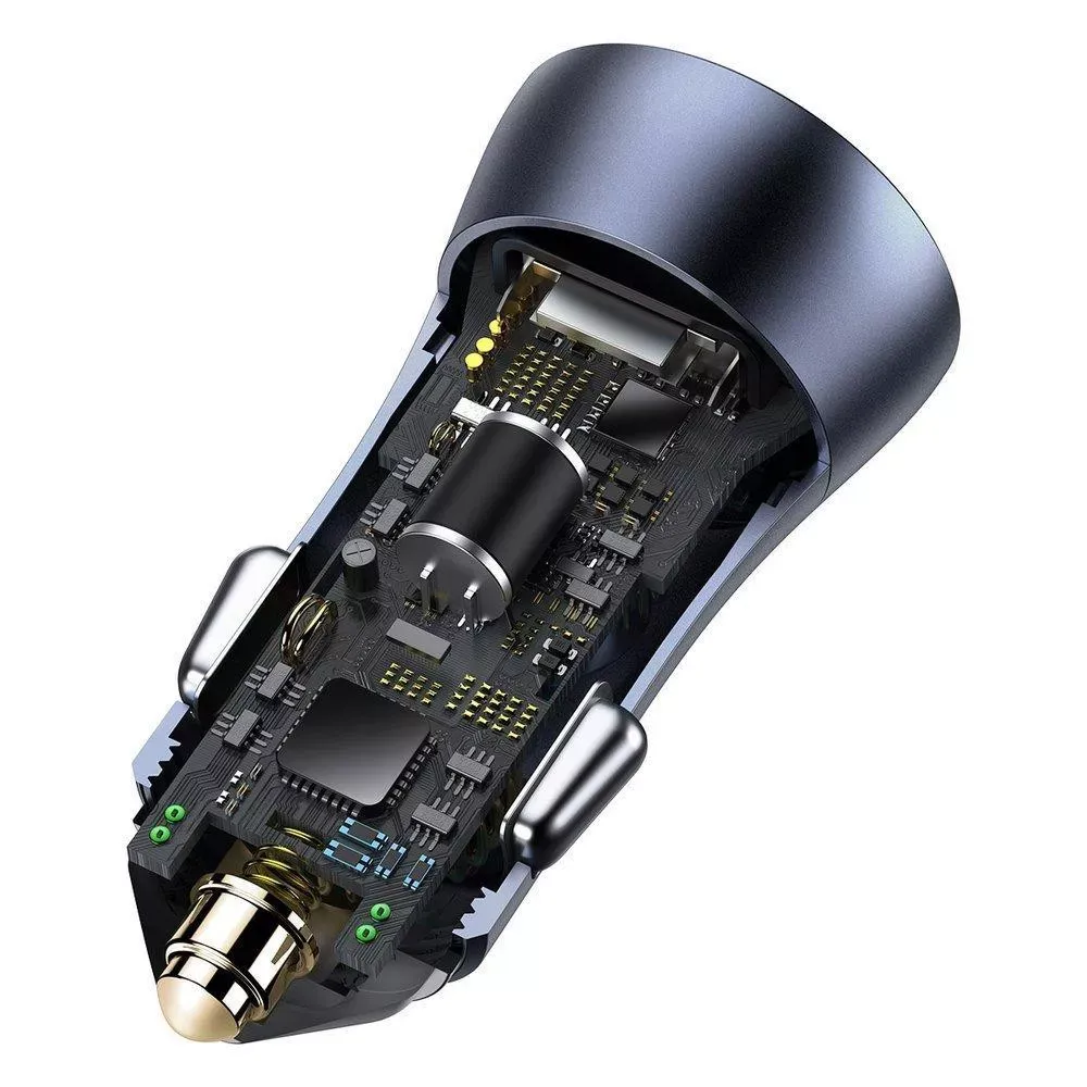 Car Charger | 40W | 2 USB — Baseus — CCJD-A0G Dark Gray — фото 5