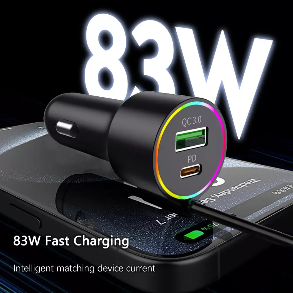 Car Charger 83W 1U 1C Earldom ES-CC44 — фото 5