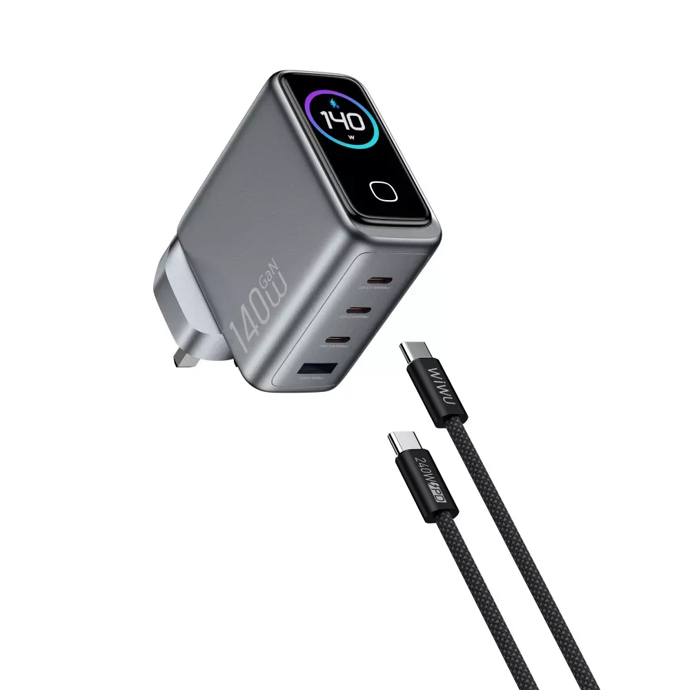 Home Charger | 140W | GaN | 3 PD3.0 | QC3.0 — Wiwu CHG200 — фото 4