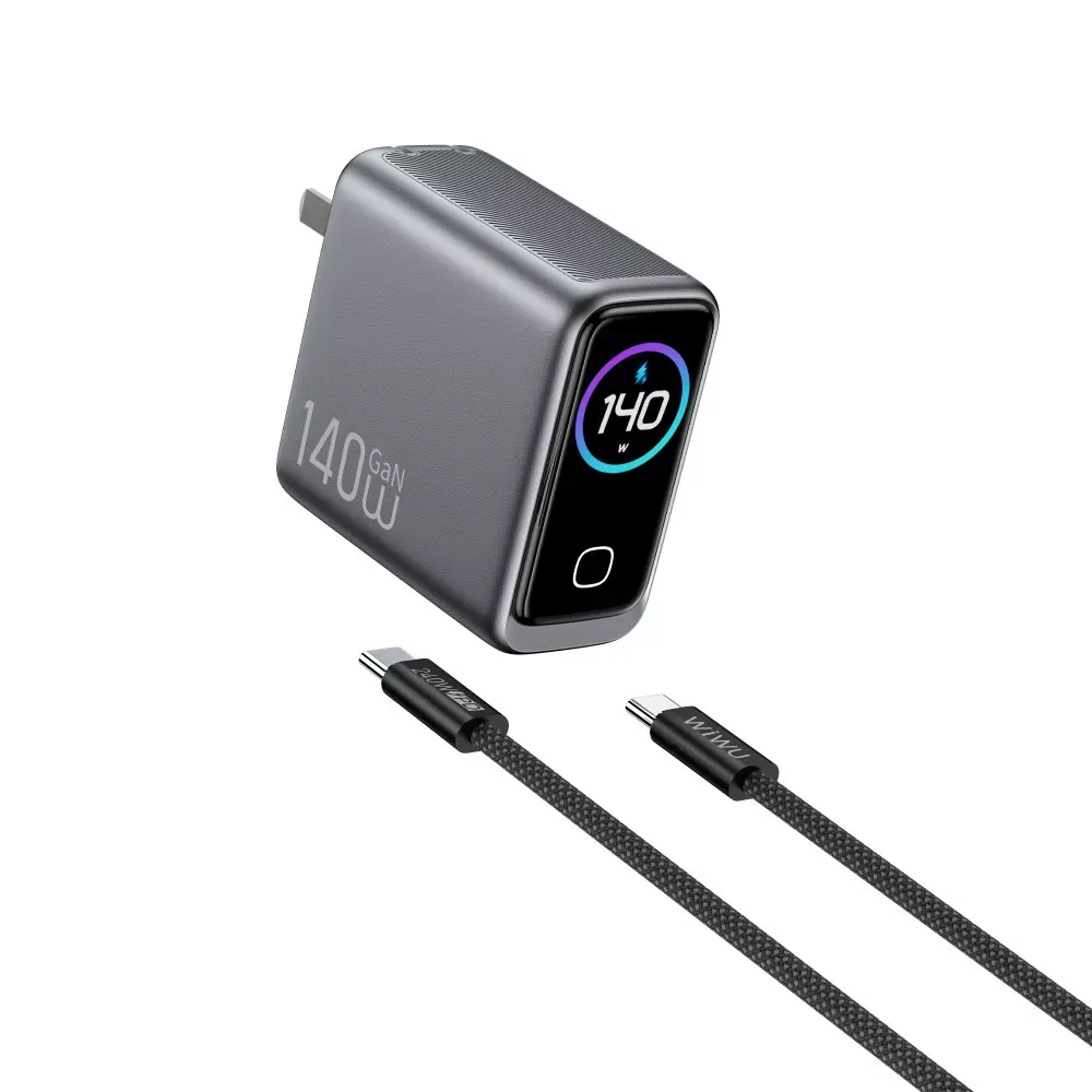 Home Charger | 140W | GaN | 3 PD3.0 | QC3.0 — Wiwu CHG200 — фото 8