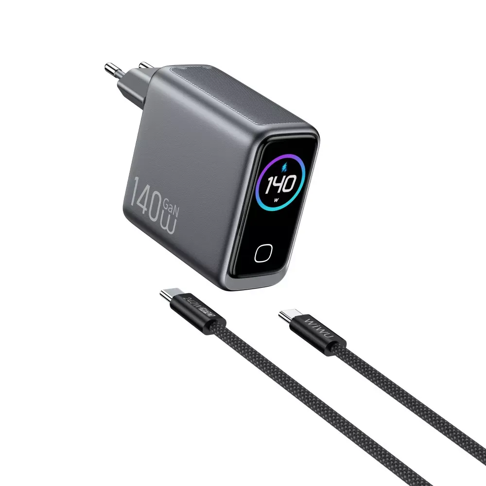 Home Charger | 140W | GaN | 3 PD3.0 | QC3.0 — Wiwu CHG200 — фото 9