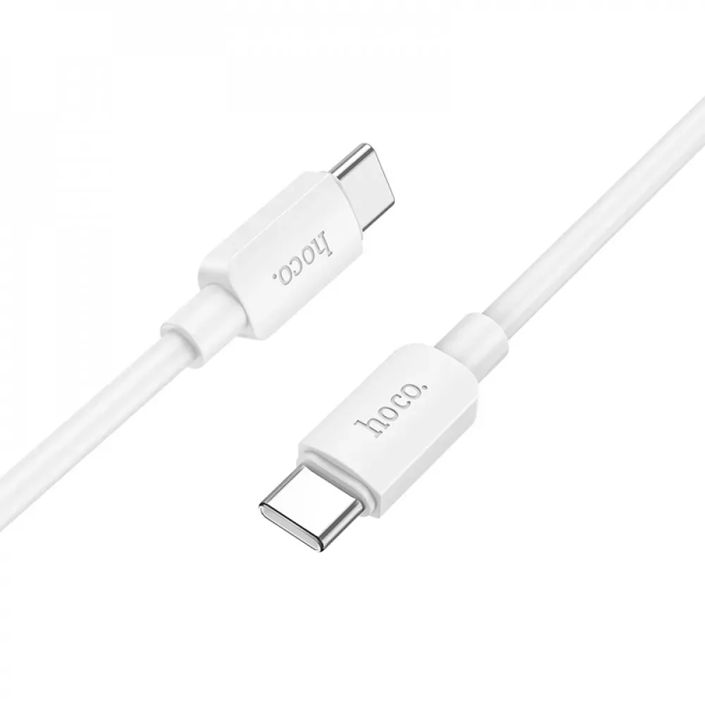 Кабель USB C to C 60W (1m) — Hoco X96 — White — Hoco