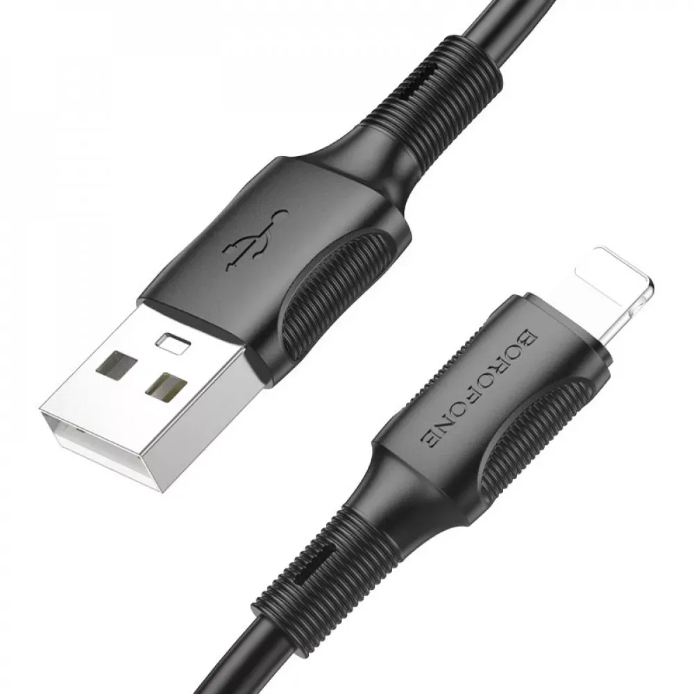 Кабель Lightning 2.4A (1m) Borofone BX80 — Black — Borofone