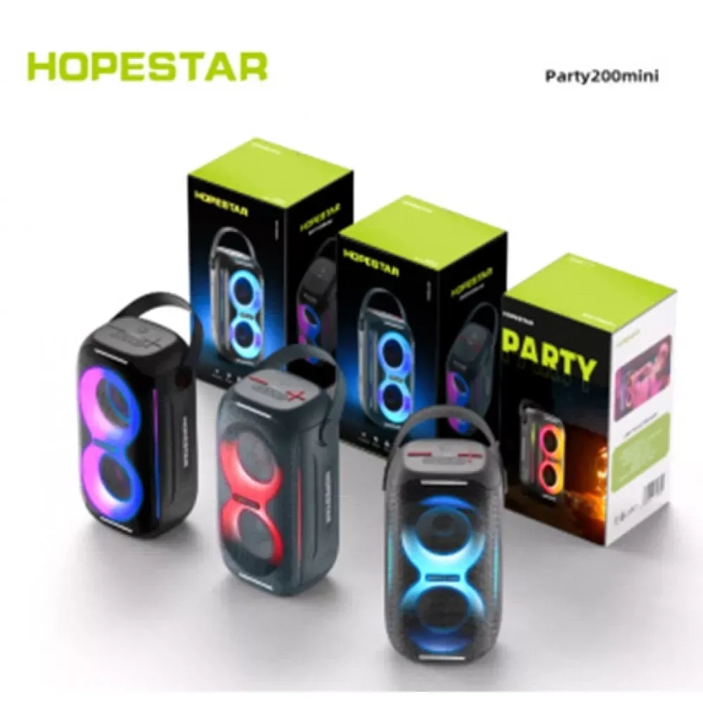 §Портативна колонка — Hopestar Party 200 Mini   — Black — Различные