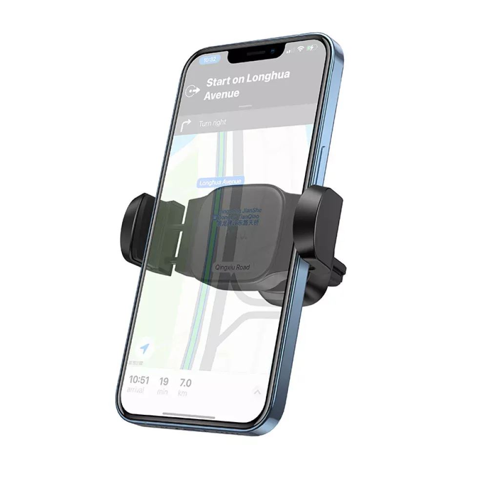 Car Holder Hoco H14 Pursue pull clip — black — фото 6