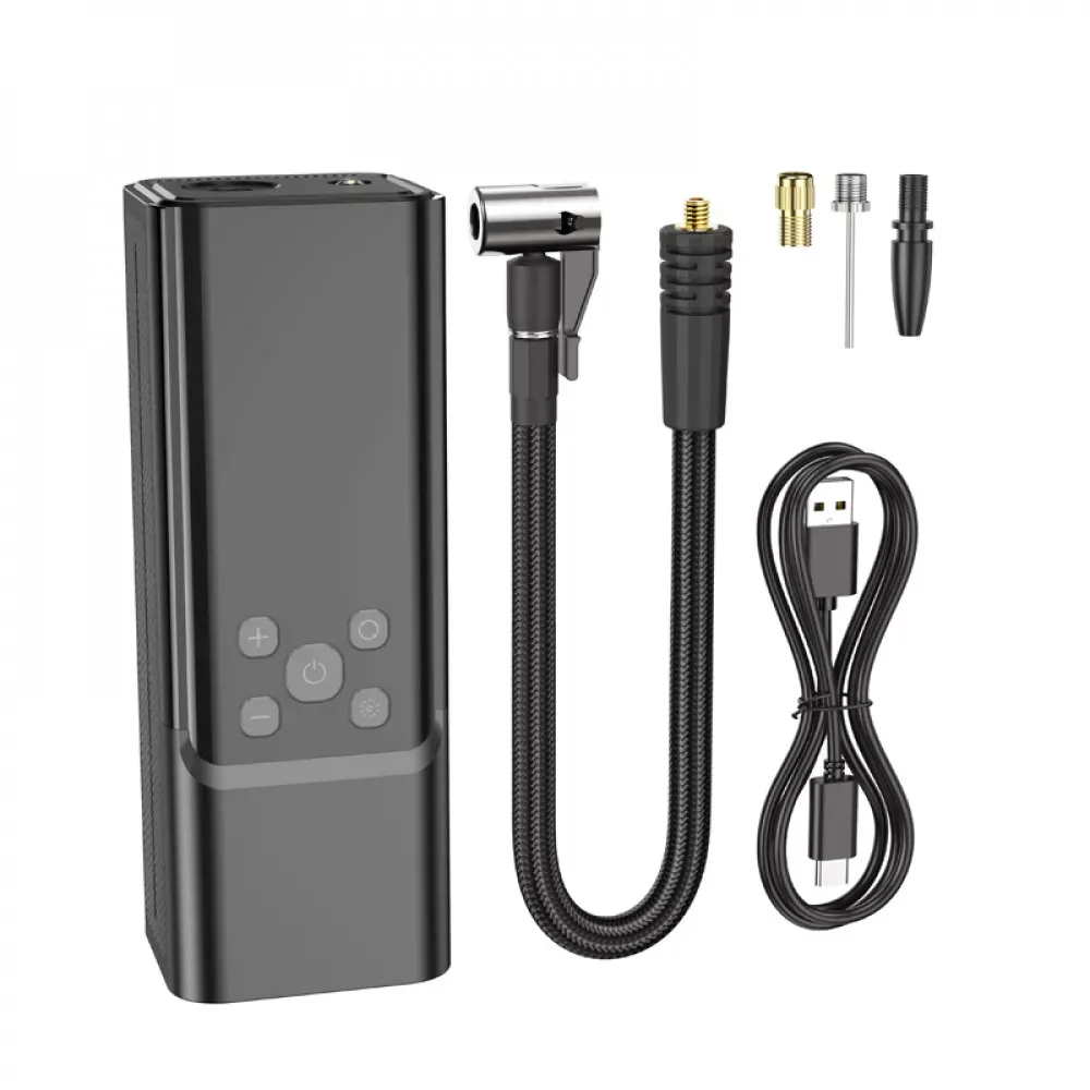Hoco car air pump ZP7 Maddy 5000mAh 10.3bar — Black — фото 5