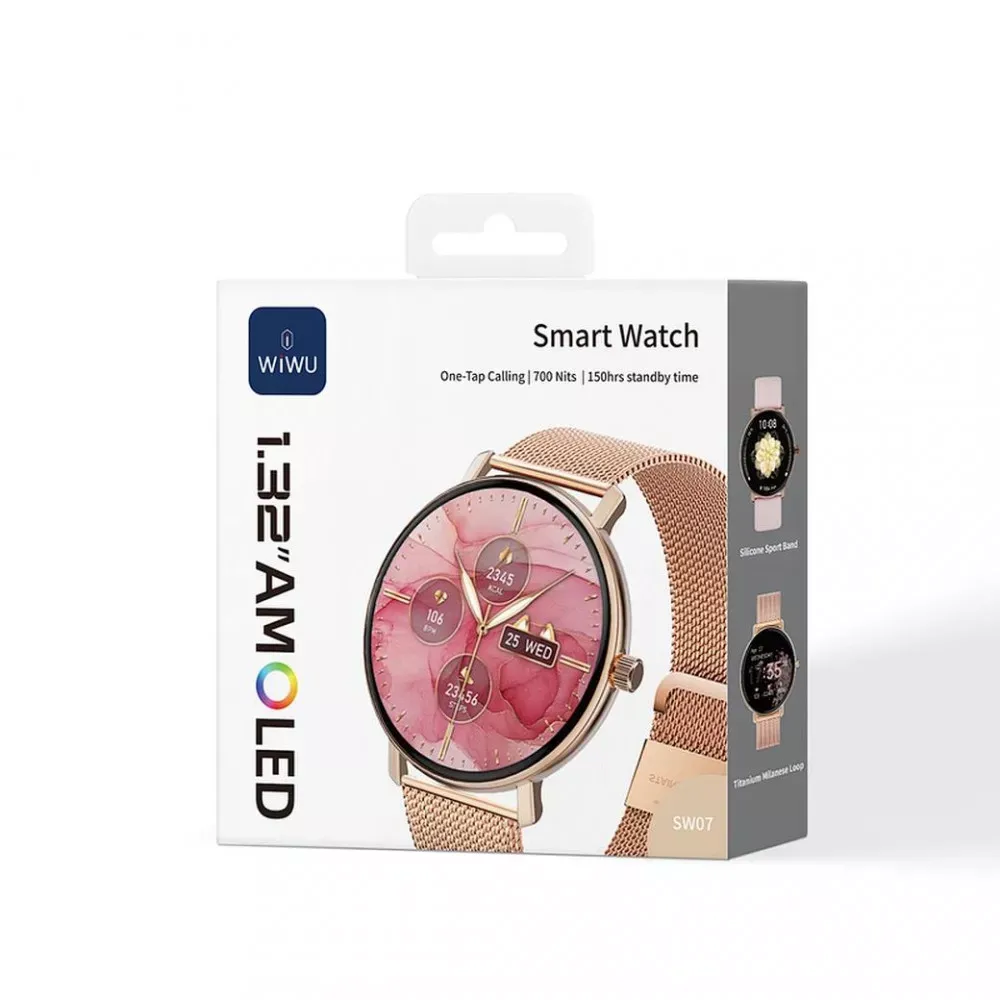 Wiwu SW07 Smart watch — Gold — фото 3