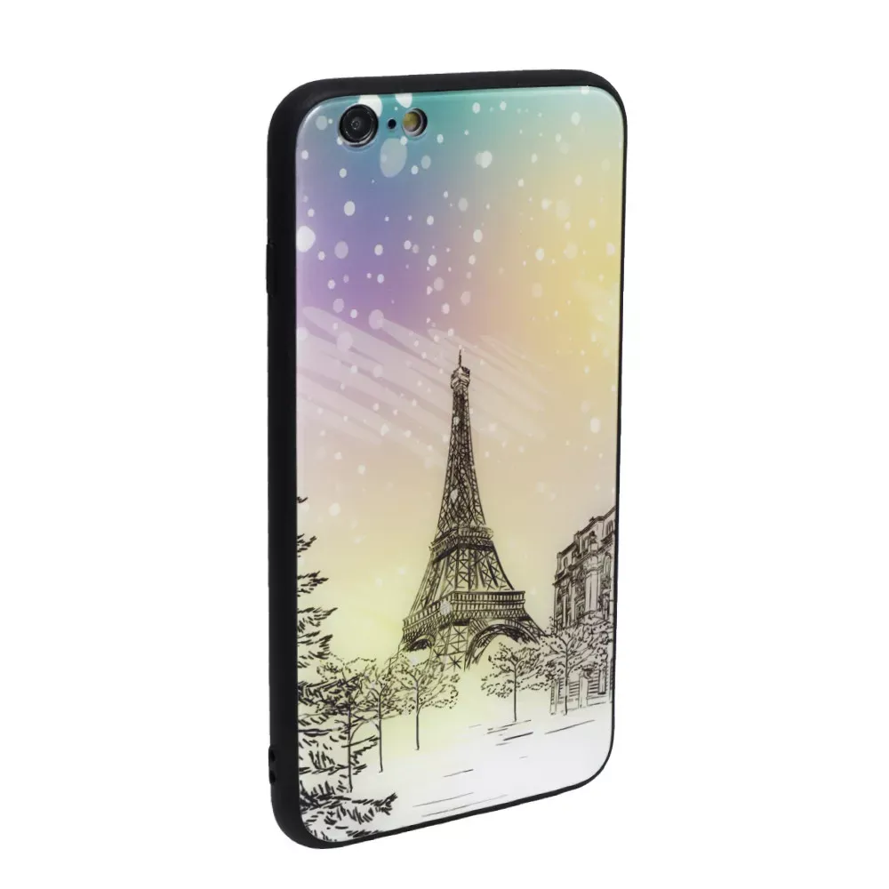 Case + Glass TPU Case — iPhone 6 Plus — Paris — Различные Apple iPhone 6S Plus, Apple iPhone 6 Plus