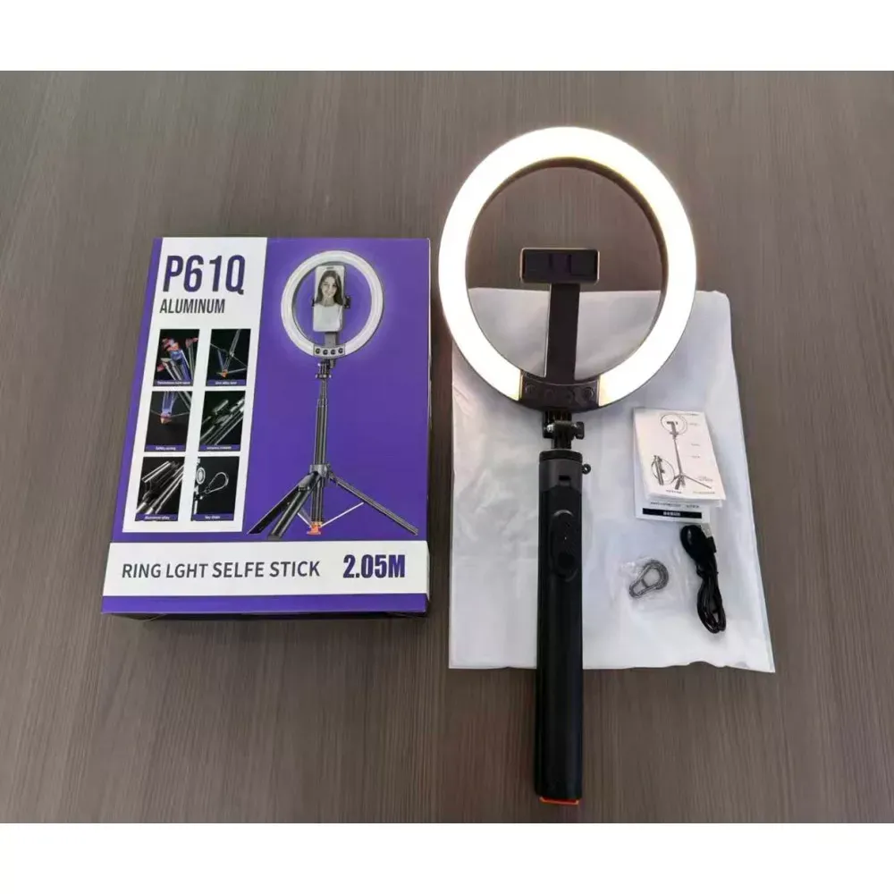 Monopod Tripod | 2.05m | — P61Q | Button Bluetooth | Ring light — Различные