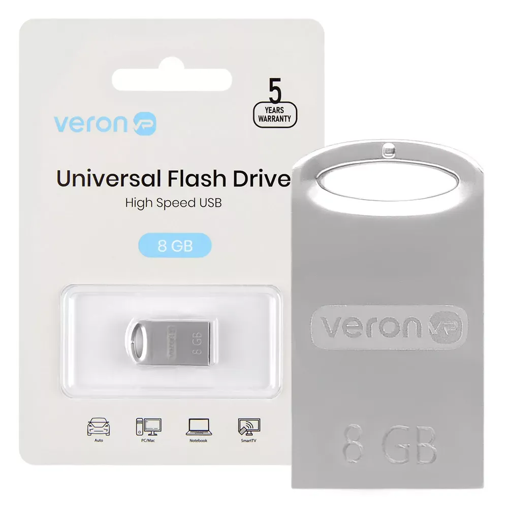 USB Flash Drive 8GB Veron USB Metal seies 105 — фото 3