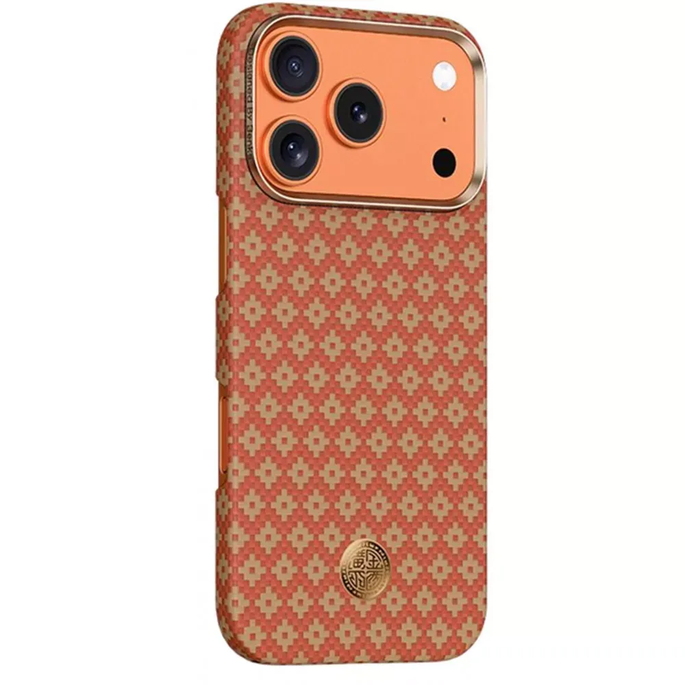 Benks ArmorAir ArmorGrid Fortune Orange kevlar case — iPhone 17 Pro Max — Benks Apple iPhone 17 Pro Max
