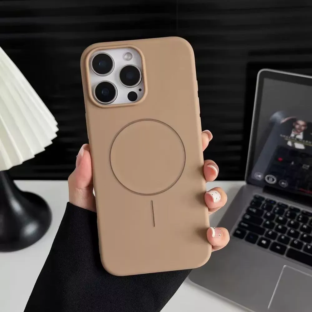 Silicone Case HC with MagSafe — iPhone 16 Pro Max — Ash (75) — Apple HQ Apple iPhone 16 Pro Max