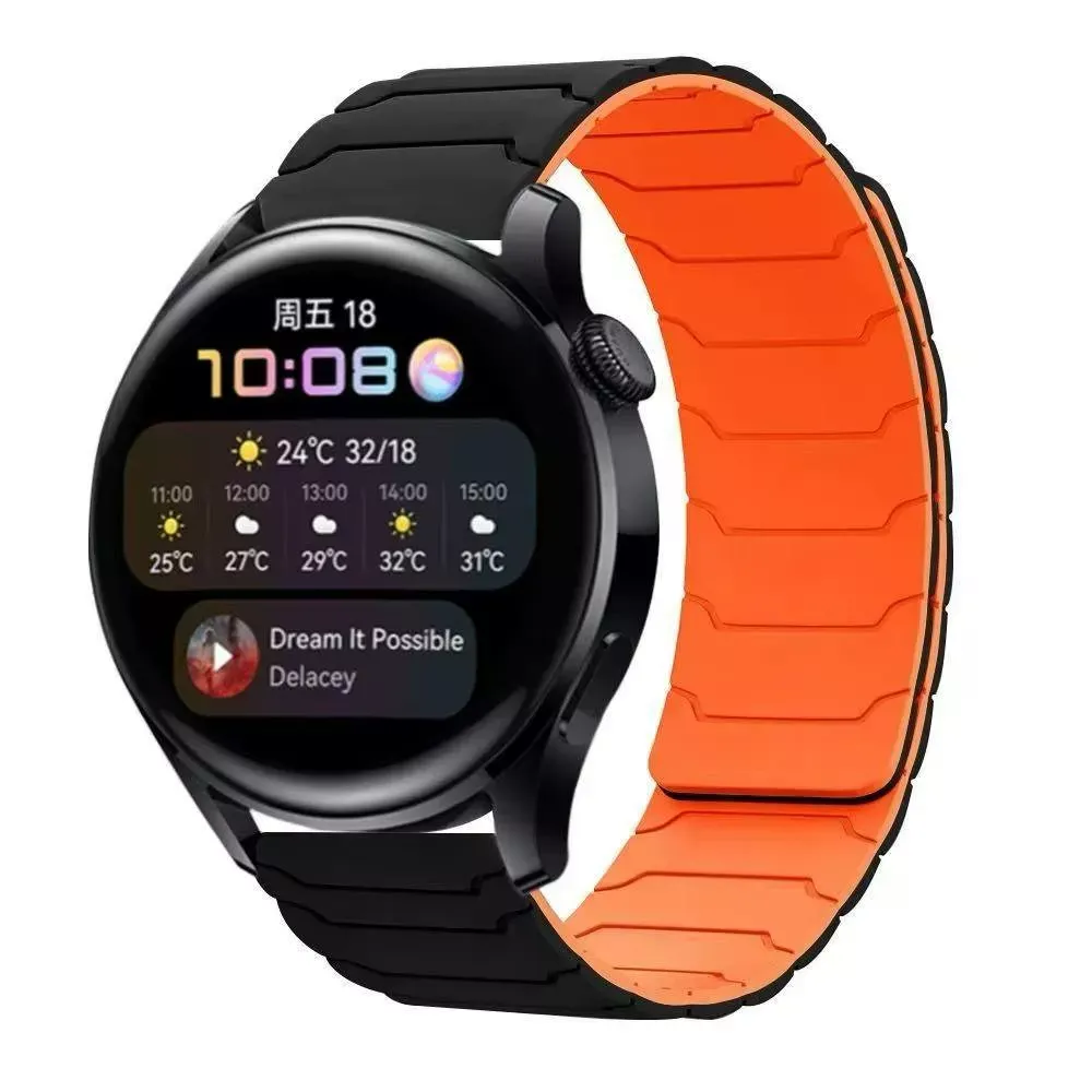 Ремінець Armor Magnetic Band Універсальний 22 mm — Black&Orange — Различные