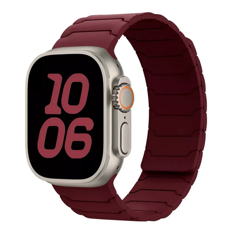 Ремінець Armor Magnetic Band — Apple Watch 38 mm | 40 mm | 41 mm — Burgundy