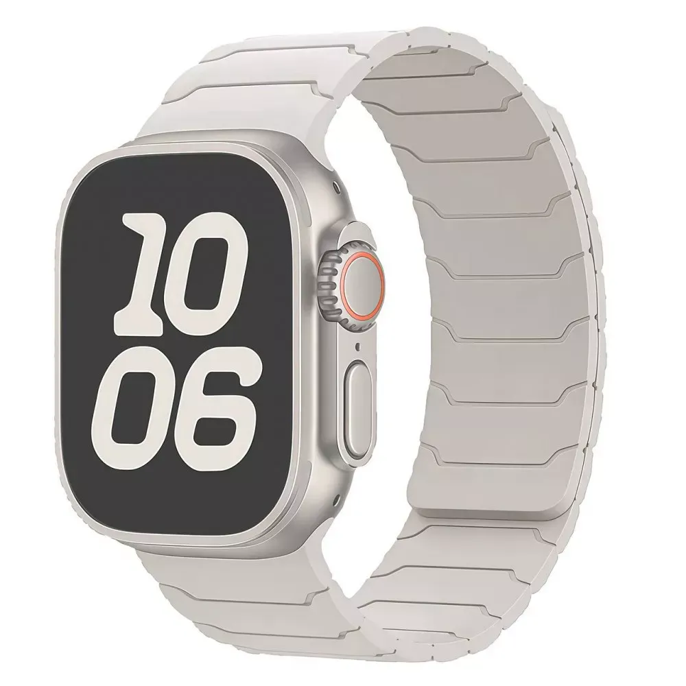 Ремінець Armor Magnetic Band — Apple Watch 38 mm | 40 mm | 41 mm — Starlight — Различные Apple Watch Series 7 41 mm, Apple Watch Series 3 38 mm, Apple Watch Series 4 40 mm