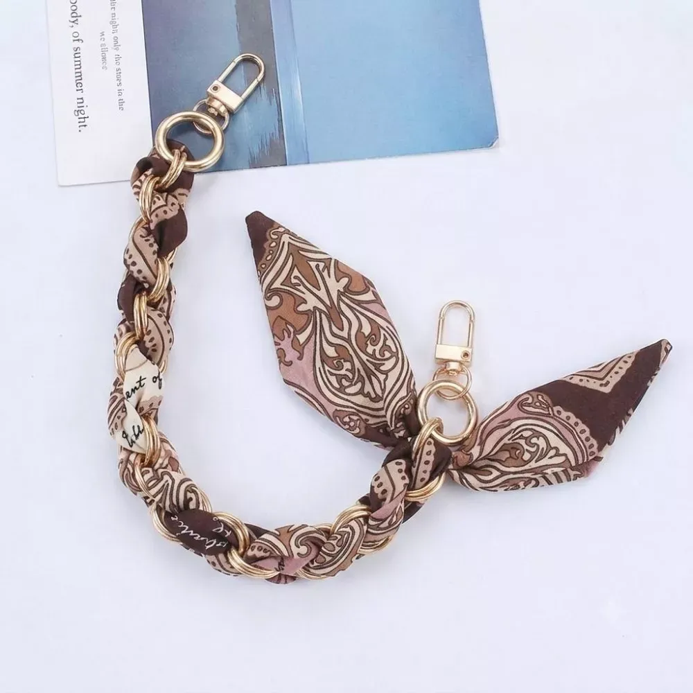 Шнурок на руку Silk Scarf — Brown