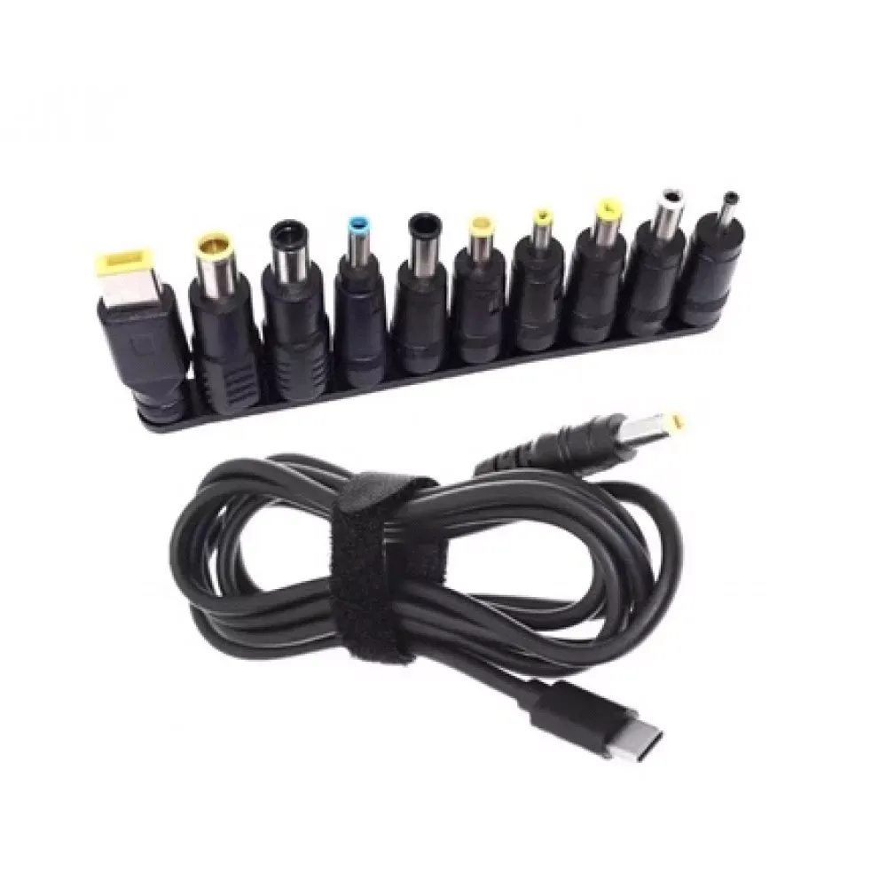 Adapter USB C To DC 65W with 10 adapters — фото 3