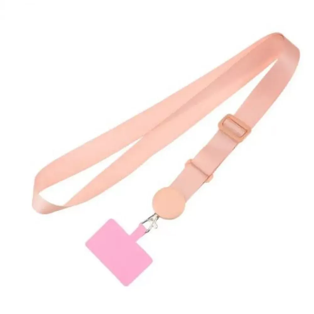 Шнурок на шею Round Clip — Pink