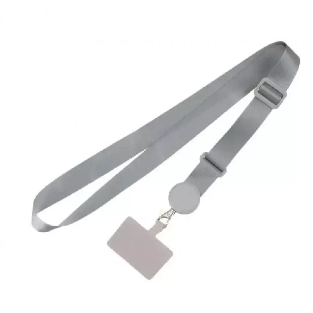 Шнурок на шею Round Clip — Silver