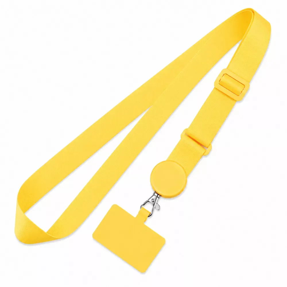 Шнурок на шею Round Clip — Yellow