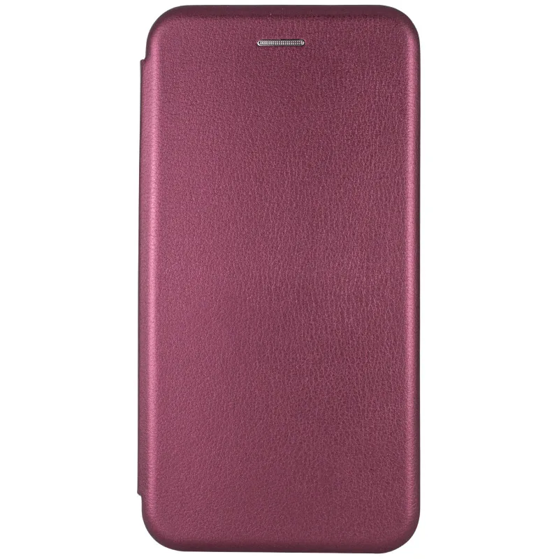 Шкіряний чохол-книжка Classy для Xiaomi Redmi 6 Бордовий